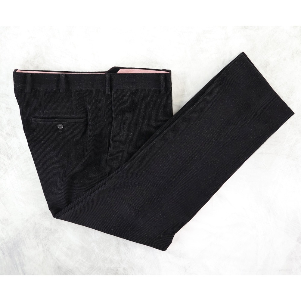 Samuelsohn Loro Piana Zelander Wool Corduroy Pants Mens 38x29 Black Canada